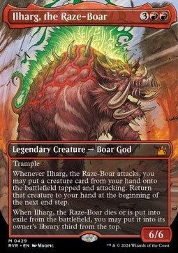 Ilharg, the Raze-Boar (V.2) - Ravnica Remastered: Extras (Mythic) [XRVR-429]