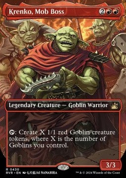 Krenko, Mob Boss (V.2) - Ravnica Remastered: Extras (Rare) [XRVR-430]
