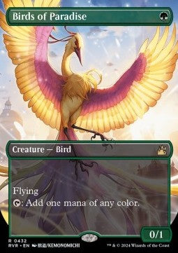 Birds of Paradise (V.2) - Ravnica Remastered: Extras (Rare) [XRVR-432]