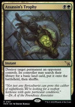 Assassin's Trophy - Murders at Karlov Manor (Rare) [MKM-187]