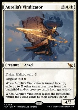 Aurelia's Vindicator⁣ - Murders at Karlov Manor⁣ (Mythic)⁣ [4]