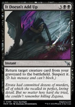 It Doesn't Add Up - Murders at Karlov Manor (Uncommon) [MKM-89]