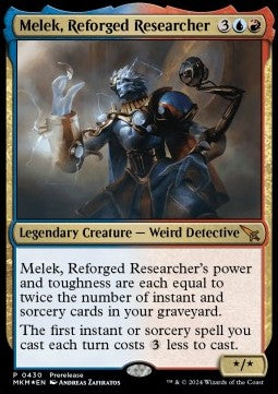 Melek, Reforged Researcher - Murders at Karlov Manor: Promos (Mythic) [PMKM-430]