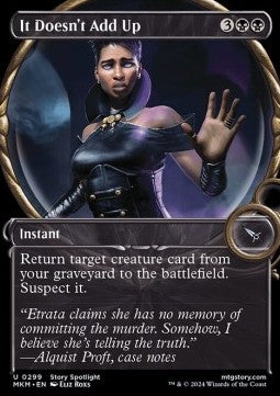 It Doesn't Add Up - Murders at Karlov Manor: Extras (Uncommon) [XMKM-299]