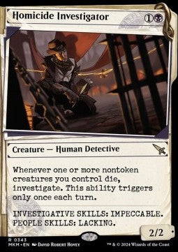 Homicide Investigator - Murders at Karlov Manor: Extras (Rare) [XMKM-343]