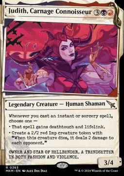 Judith, Carnage Connoisseur⁣ - Murders at Karlov Manor: Extras⁣ (Rare)⁣ [363]