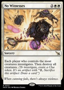 No Witnesses - Murders at Karlov Manor (Rare) [MKM-27]