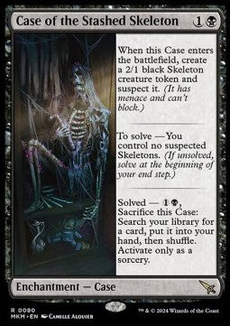 Case of the Stashed Skeleton⁣ - Murders at Karlov Manor⁣ (Rare)⁣ [80]