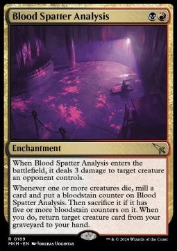 Blood Spatter Analysis - Murders at Karlov Manor (Rare) [MKM-189]