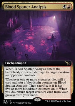 Blood Spatter Analysis - Murders at Karlov Manor: Extras (Rare) [XMKM-413]