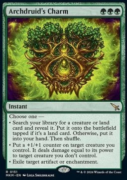 Archdruid's Charm⁣ - Murders at Karlov Manor⁣ (Rare)⁣ [151]