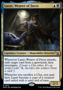 Lazav, Wearer of Faces - Murders at Karlov Manor (Rare) [MKM-216]