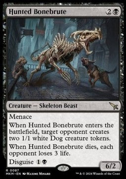 Hunted Bonebrute⁣ - Murders at Karlov Manor⁣ (Rare)⁣ [87]