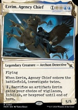 Ezrim, Agency Chief - Murders at Karlov Manor: Extras (Rare) [XMKM-360]