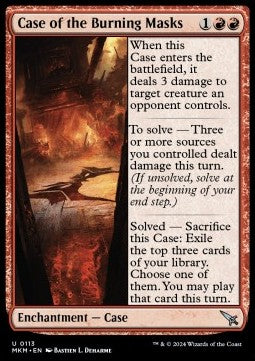 Case of the Burning Masks - Murders at Karlov Manor (Uncommon) [MKM-113]