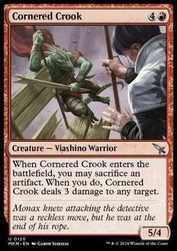 Cornered Crook - Murders at Karlov Manor (Uncommon) [MKM-120]