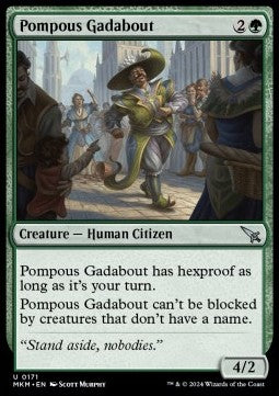 Pompous Gadabout - Murders at Karlov Manor (Uncommon) [MKM-171]