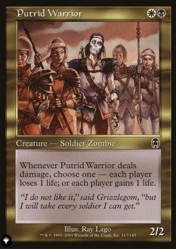 Putrid Warrior⁣ - The List⁣ (Common)⁣ [117]
