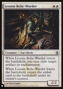 Leonin Relic-Warder⁣ - The List⁣ (Uncommon)⁣ [10]