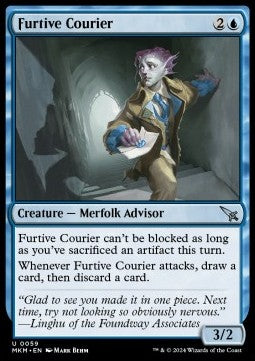 Furtive Courier - Murders at Karlov Manor (Uncommon) [MKM-59]