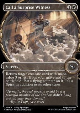 Call a Surprise Witness - Murders at Karlov Manor: Extras (Uncommon) [XMKM-289]