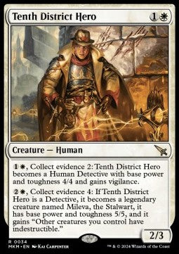 Tenth District Hero⁣ - Murders at Karlov Manor⁣ (Rare)⁣ [34]