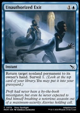 Unauthorized Exit - Murders at Karlov Manor (Common) [MKM-74]