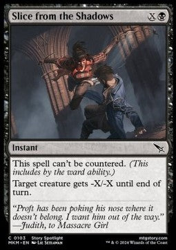 Slice from the Shadows - Murders at Karlov Manor (Common) [MKM-103]