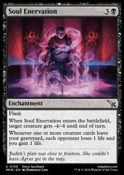 Soul Enervation - Murders at Karlov Manor (Uncommon) [MKM-106]
