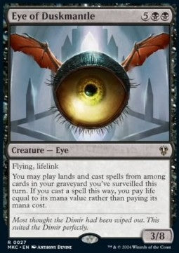Eye of Duskmantle - Commander: Murders at Karlov Manor (Rare) [MKC-27]
