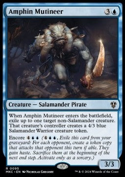 Amphin Mutineer - Commander: Murders at Karlov Manor (Rare) [MKC-95]