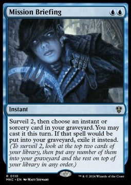 Mission Briefing - Commander: Murders at Karlov Manor (Rare) [MKC-110]