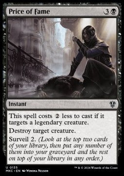 Price of Fame - Commander: Murders at Karlov Manor (Uncommon) [MKC-135]