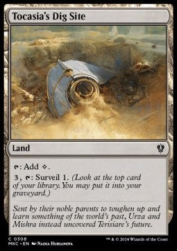 Tocasia's Dig Site - Commander: Murders at Karlov Manor (Common) [MKC-308]