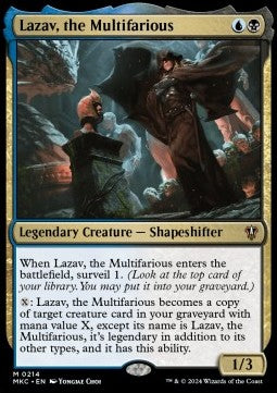 Lazav, the Multifarious - Commander: Murders at Karlov Manor (Mythic) [MKC-214]
