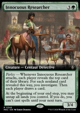 Innocuous Researcher - Commander: Murders at Karlov Manor: Extras (Rare) [XMKC-348]