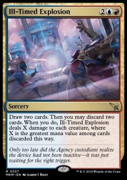 Ill-Timed Explosion⁣ - Murders at Karlov Manor⁣ (Rare)⁣ [207]