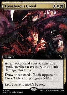 Treacherous Greed - Murders at Karlov Manor: Extras (Rare) [XMKM-420]