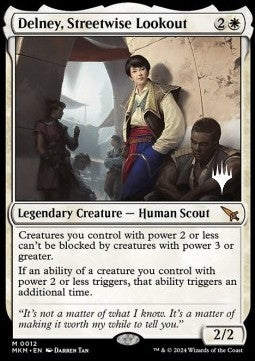 Delney, Streetwise Lookout (V.2) - Murders at Karlov Manor: Promos (Mythic) [PMKM-12]