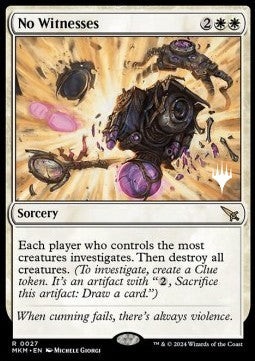 No Witnesses (V.2) - Murders at Karlov Manor: Promos (Rare) [PMKM-27]