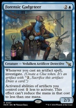 Forensic Gadgeteer (V.2) - Murders at Karlov Manor: Promos (Rare) [PMKM-57]