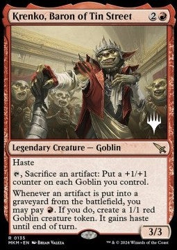 Krenko, Baron of Tin Street (V.2)⁣ - Murders at Karlov Manor: Promos⁣ (Rare)⁣ [135]