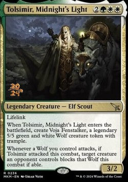 Tolsimir, Midnight's Light (V.1) - Murders at Karlov Manor: Promos (Rare) [PMKM-236]