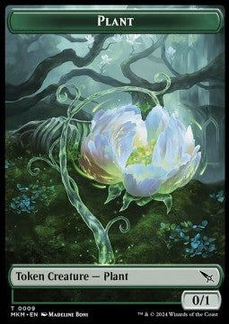 Plant Token (Green 0/1) - Murders at Karlov Manor: Tokens (Token) [TMKM-T09]