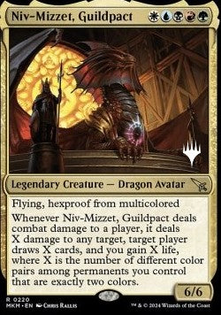 Niv-Mizzet, Guildpact (V.2) - Murders at Karlov Manor: Promos (Rare) [PMKM-220]