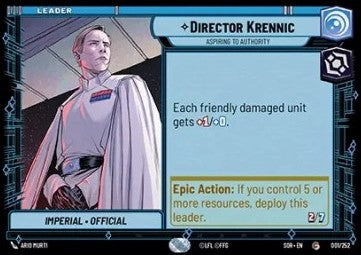 Director Krennic, Aspiring to Authority - Spark of Rebellion (Common) [SOR-001]