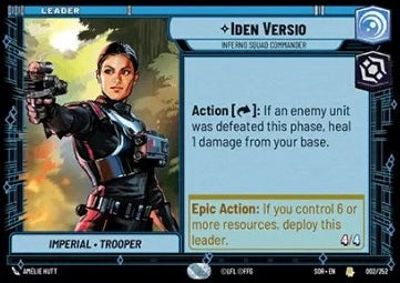 Iden Versio, Inferno Squad Commander⁣ - Spark of Rebellion⁣ (Rare)⁣ [002]