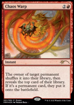 Chaos Warp - DCI Promos (Rare) [DCI-2024/1]