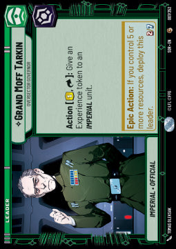 Grand Moff Tarkin, Oversector Governor - Spark of Rebellion (Common) [SOR-007]