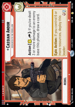 Cassian Andor, Dedicated to the Rebellion⁣ - Spark of Rebellion⁣ (Rare)⁣ [013]